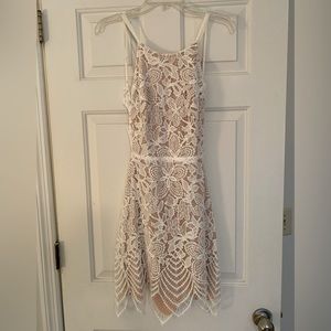 For Love and Lemons backless lace dress